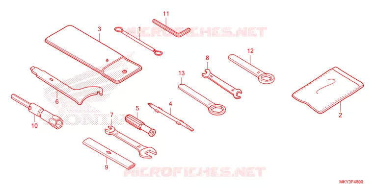 GEREEDSCHAP Honda MOTO 650 CB 2023  CB650RAP