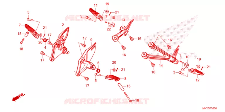 OPSTAP Honda MOTO 650 CB 2023  CB650RAP