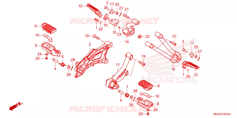 OPSTAP Honda MOTO 500 REBEL 2023  CMX500AP_PH