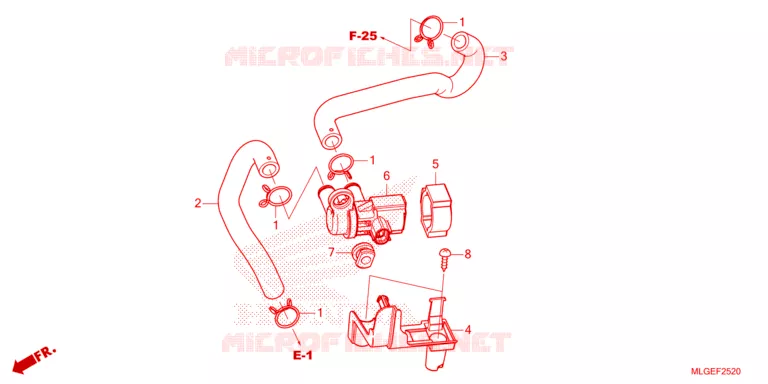 LUCHTINJECTIE SOLENOIDEKLEP Honda MOTO 1100 AFRICA-TWIN 2024  CRF1100A4P