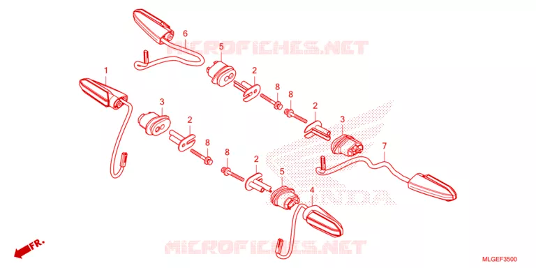 KNIPPERLICHT Honda MOTO 1100 AFRICA-TWIN 2023  CRF1100ALP