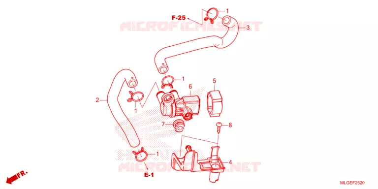 LUCHTINJECTIE SOLENOIDEKLEP Honda MOTO 1100 AFRICA-TWIN 2023  CRF1100ALP