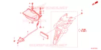 ACHTERLICHT/KENTEKEN LICHT voor Honda AFRICA TWIN 1100 2023