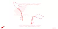 TRUNK LIGHT/MIRROR voor Honda AFRICA TWIN 1100 2023