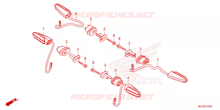 KNIPPERLICHT Honda MOTO 1100 AFRICA-TWIN 2023  CRF1100AP