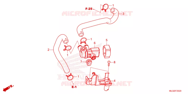 LUCHTINJECTIE SOLENOIDEKLEP Honda MOTO 1100 AFRICA-TWIN 2023  CRF1100AP