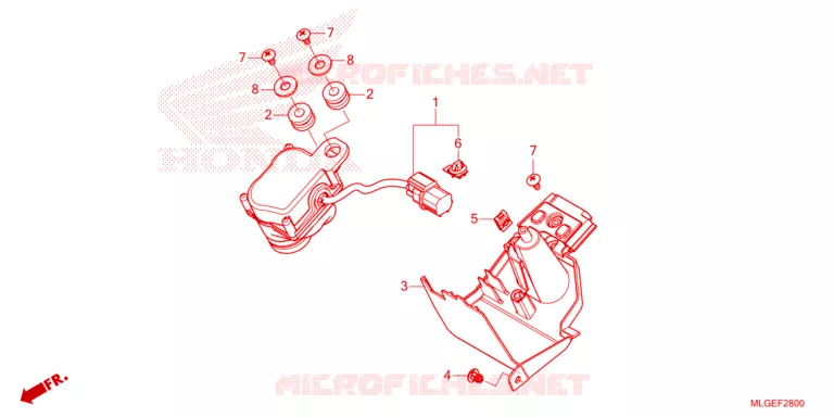 SERVOMOTOR Honda MOTO 1100 AFRICA-TWIN 2023  CRF1100AP