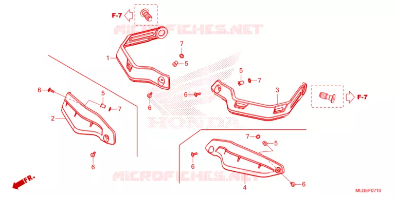  HANDKAP Honda MOTO 1100 AFRICA-TWIN 2023  CRF1100DP