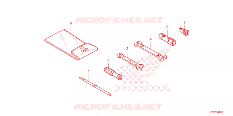 GEREEDSCHAP Honda MOTO 125 MSX 2022  MSX125AN