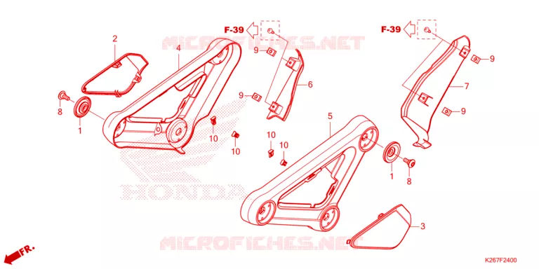 ZIJ-AFDEKKING  Honda MOTO 125 MSX 2024  MSX125AP