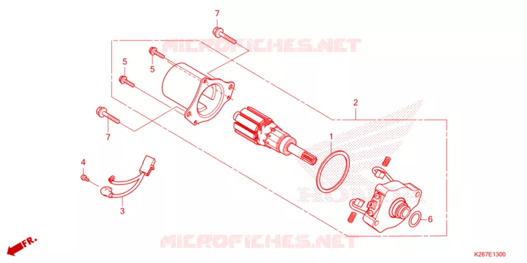 STANDAARD/KICKSTARTER ARM Honda MOTO 125 MSX 2023  MSX125AP
