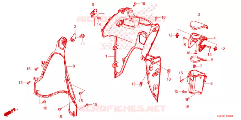 BEENSCHERM Honda SCOOTER 110 DIO 2021  NSC110M