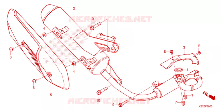 UITLAATDEMPER  Honda SCOOTER 110 VISION 2022  NSC110N