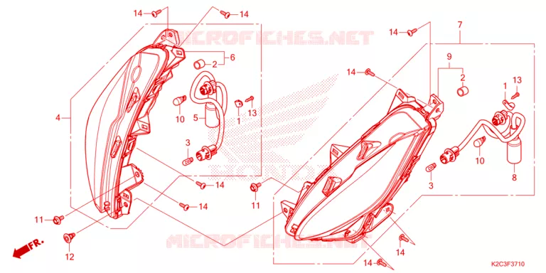VOOR KNIPPERLICHT Honda SCOOTER 110 VISION 2024  NSC110P