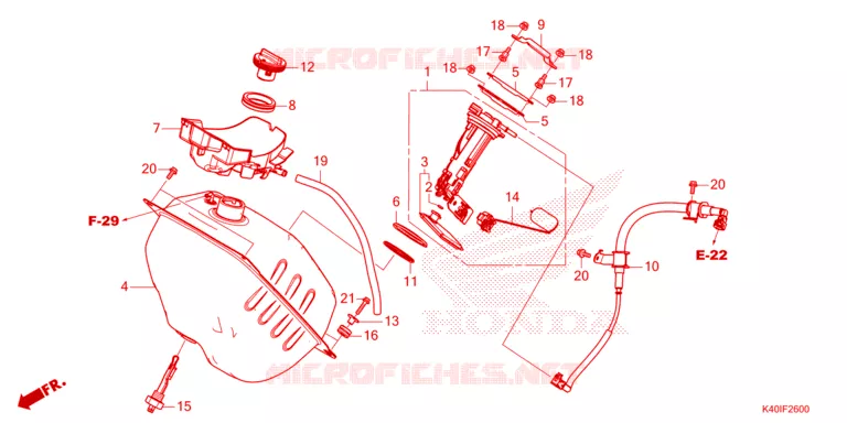 BRANDSTOF TANK  Honda SCOOTER 125 FORZA 2023  NSS125ADP