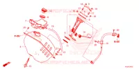 BRANDSTOF TANK  voor Honda FORZA 125 SPECIAL 2023