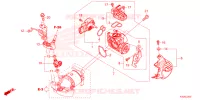 GASKLEP HUIS voor Honda FORZA 125 SPECIAL 2023