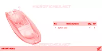 BUDYZIT (TWEE KLEUREN A) voor Honda FORZA 125 2023