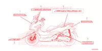 MERK/EMBLEEM voor Honda FORZA 125 2023