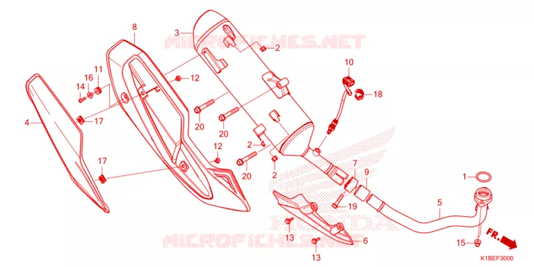 UITLAATDEMPER  Honda SCOOTER 350 FORZA 2024  NSS350AP