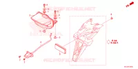 ACHTERLICHT/KENTEKEN LICHT voor Honda AFRICA TWIN 1100 DCT ADVENTURE SPORT 2022