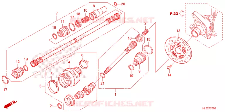 PROPELLERAS Honda ATV 700 PIONEER 2023  SXS700M4DP