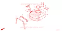 BRANDSTOF TANK  voor Honda PIONEER 700 M4 2023