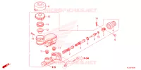 REM HOOFDCILINDER/ REMSLANG voor Honda PIONEER 700 M4 2023