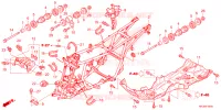 FRAME CHASSIS voor Honda FOURTRAX 420 RANCHER 4X4 Manual Shift 2022