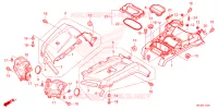 VOOR STROOMLIJNKAP/OPSTAP VLOER voor Honda FOURTRAX 420 RANCHER 4X4 Manual Shift 2022