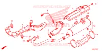 UITLAATDEMPER  voor Honda FOURTRAX 520 RUBICON IRS EPS 2022