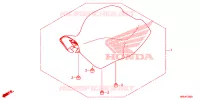 ZITTING/ZITTING KAP voor Honda FOURTRAX 520 RUBICON IRS EPS 2022