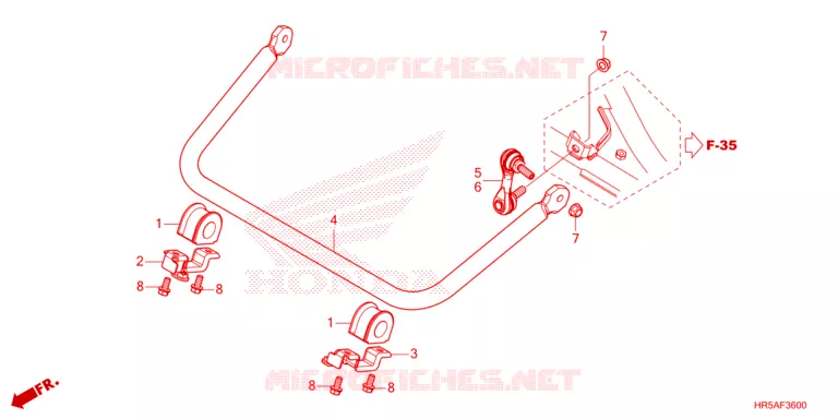 STABILISATOR Honda ATV 520 FOURTRAX 2022  TRX520FM6N