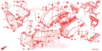 ACHTER STROOMLIJNKAP  voor Honda FOURTRAX 520 RUBICON IRS EPS 2023