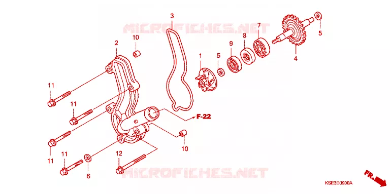 WATERPOMP Honda MOTO 150 CRF 2011  CRF150RB9