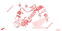 BEDRADINGSBUNDEL/ ONTSTEKINGSSPOEL voor Honda CRF 150 R 2007