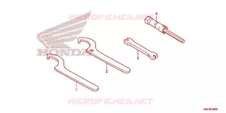 GEREEDSCHAP Honda MOTO 150 CRF 2007  CRF150R7