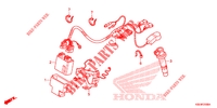 BEDRADINGSBUNDEL/ ONTSTEKINGSSPOEL voor Honda CRF 150 R 2008