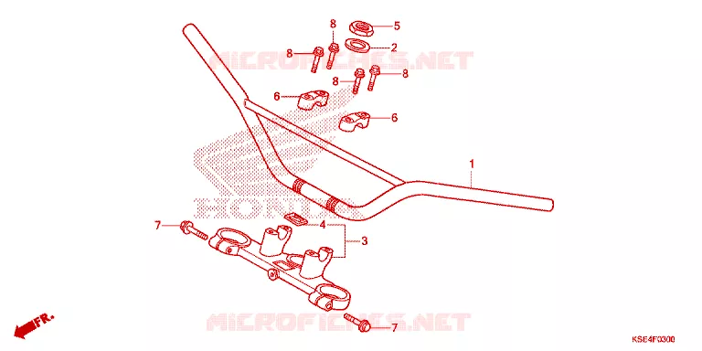 HENDEL PIJP/BOVENSTE BRUG Honda MOTO 150 CRF 2010  CRF150R9