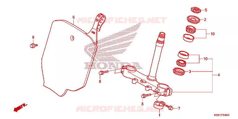 VOOR VORK/STURING STANG Honda MOTO 150 CRF 2014  CRF150RE