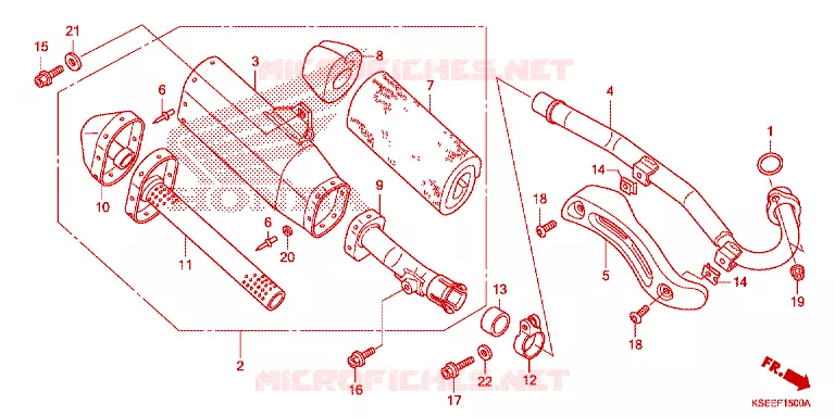 UITLAATDEMPER  Honda MOTO 150 CRF 2014  CRF150RBE