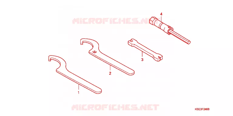 GEREEDSCHAP Honda MOTO 150 CRF 2012  CRF150RBC