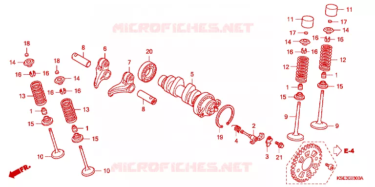 NOKKENAS/KLEP Honda MOTO 150 CRF 2012  CRF150RC