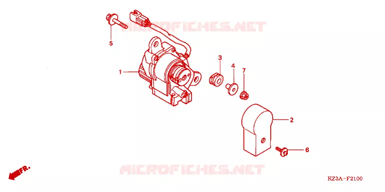 SERVOMOTOR Honda MOTO 250 CR 2005  CR250R5