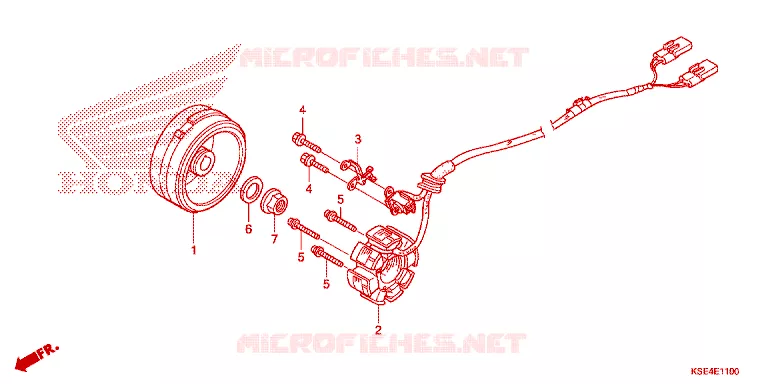 ALTERNATORE Honda MOTO 150 CRF 2007  CRF150RB7