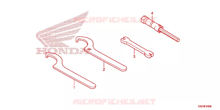 GEREEDSCHAP Honda MOTO 150 CRF 2010  CRF150R9
