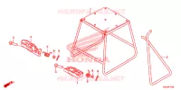 STANDAARD/OPSTAP voor Honda CRF 150 R BIG WHEELS 2017