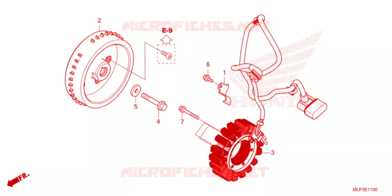 ALTERNATORE Honda MOTO 500 CL 2024  CL500AP