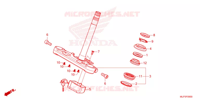 VOOR VORK/STURING STANG Honda MOTO 500 CL 2024  CL500AP