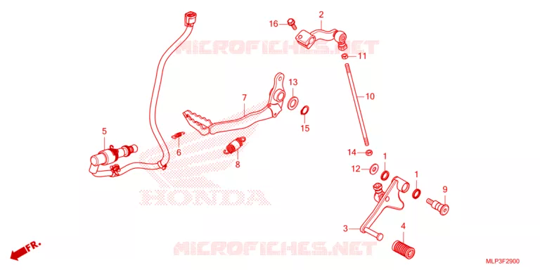 PEDAAL Honda MOTO 500 CL 2023  CL500AP